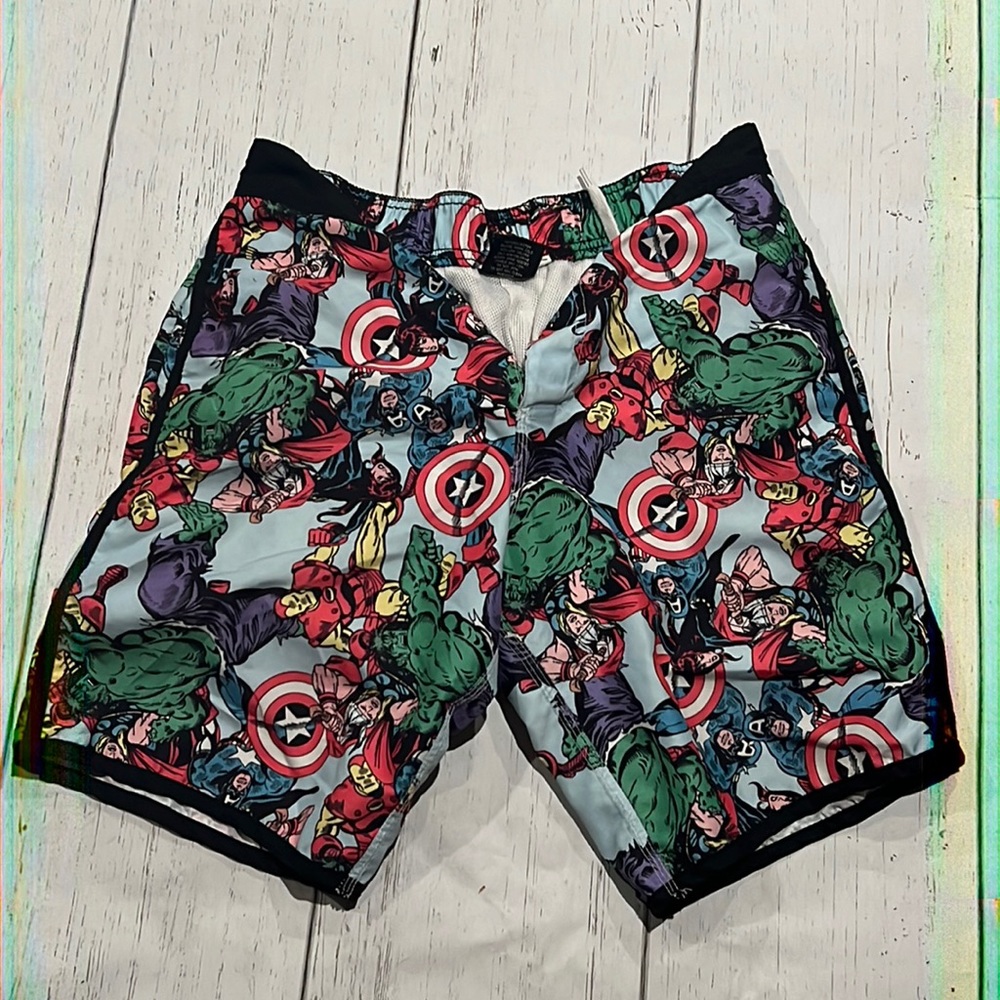 Marvel mens swim trunks